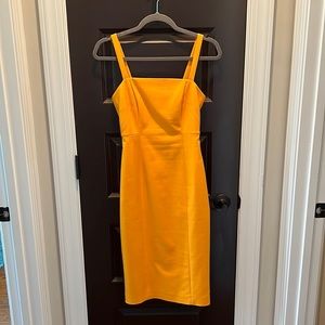 Gorgeous marigold Antonio Melani midi dress- Size 0 worn once